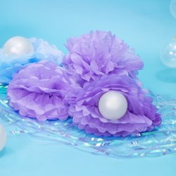 Pompon - Lilla - 25 cm