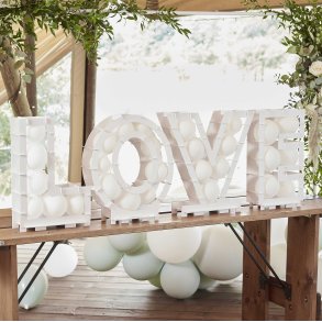 Ballonramme / Stativ - LOVE