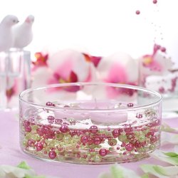 Perleguirlande - Lys grn