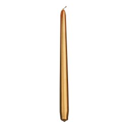 Lys til stage - Metallic gold - 29 cm - 10 stk.