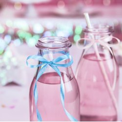 Satinbnd - Lysebl - 6 mm