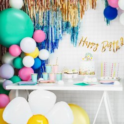 Krus - Lysebl med guldkant