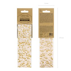 Sugerr - Lyserd og guld - Marmor