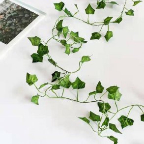 LED Lyskde med Efeu-blade - 5 meter