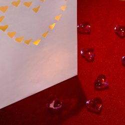 Lanterner - Lysposer - HJERTER - 10 stk.