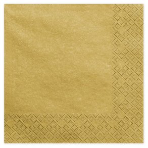 Servietter - Guld 40x40 cm