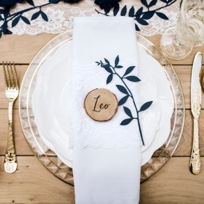 Dekorationsblade - Mrkebl - 9 stk.