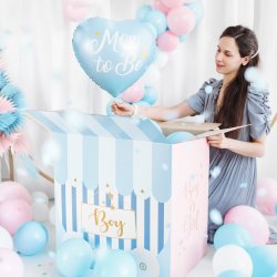 Folieballon - MOM TO BE - Lysebl - 35 cm