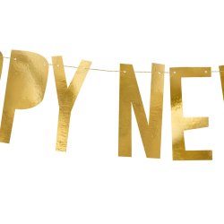 Banner - HAPPY NEW YEAR - Guld