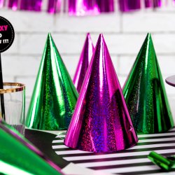 Party hatte - Holografisk Mix - 20 stk.