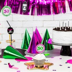 Party hatte - Holografisk Mix - 20 stk.