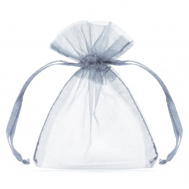 Organza pose - Slv - 10 cm - 20 stk.