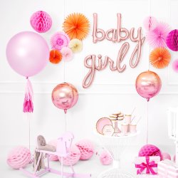 Guirlande med tassels - Pink mix