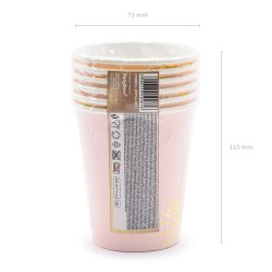 Krus - Lyserd med guldblade