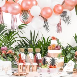 Tallerken - Rosaguld - 23 cm