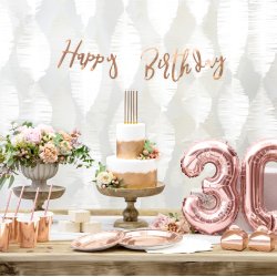 Tallerken - Rosaguld - 18 cm