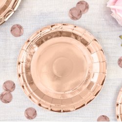 Tallerken - Rosaguld - 18 cm