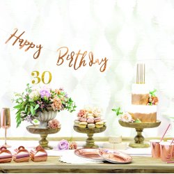 Tallerken - Rosaguld - 18 cm