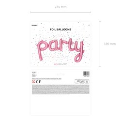 Folieballon - PARTY - Pink
