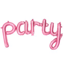 Folieballon - PARTY - Pink