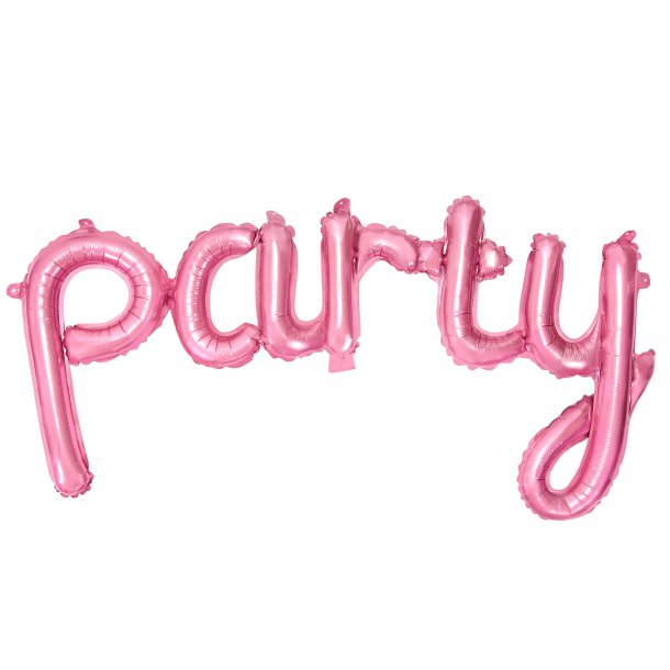 Folieballon - PARTY - Pink