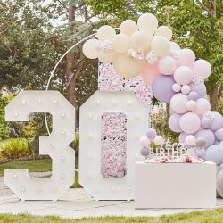 Balloner til ramme / Stativ - Pasteller - Mini - 40 stk.