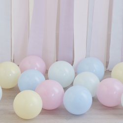 Balloner til ramme / Stativ - Pasteller - Mini - 40 stk.