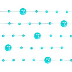 Perleguirlande - Turkis bl