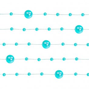 Perleguirlande - Turkis bl