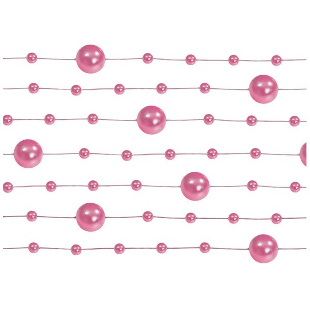 Perleguirlande - Pink
