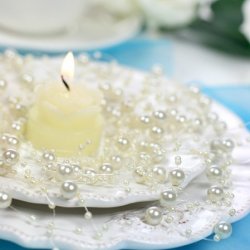 Perleguirlande - Cream