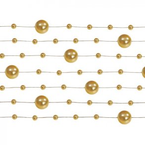 Perleguirlande - Guld