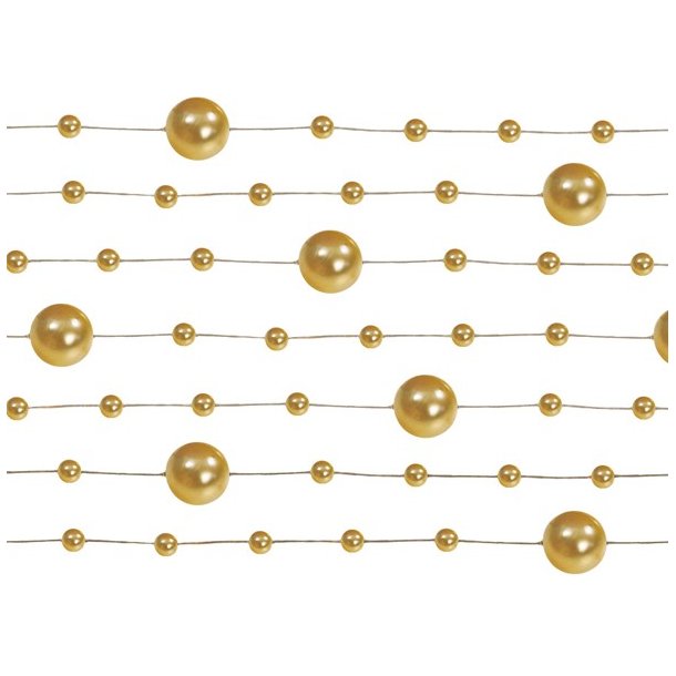 Perleguirlande - Guld