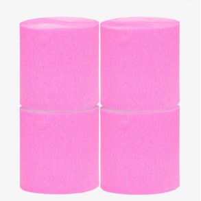 Crepebnd - Pink - 4 stk.