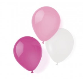Balloner - Mix - Et strejf af pink - 8 stk.