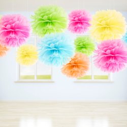 Pompon - Orange - 35 cm