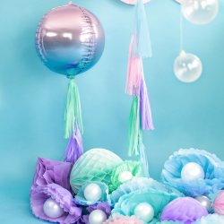 Pompon - Lysebl - 25 cm