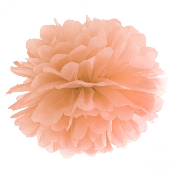 Pompon - Laksefarvet - 25 cm