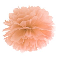 Pompon - Laksefarvet - 35 cm
