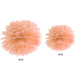 Pompon - Laksefarvet - 25 cm