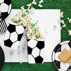Popcorn boks - Fodbold - 6 stk.