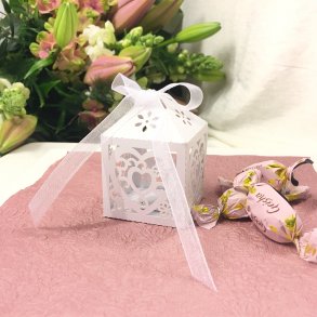 Favourbox med sljfe - Hvid - 5 stk.