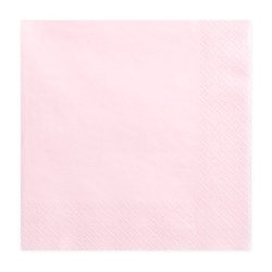 Servietter - Lyserd Pudder 33x33 cm