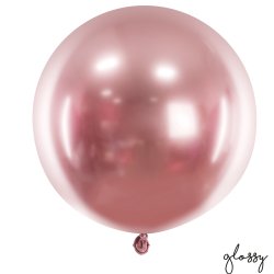 Ballon - Rosaguld  Glossy - 60 cm