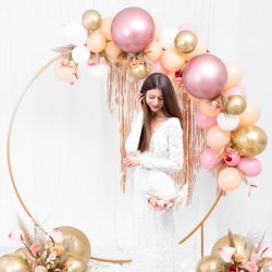 Ballon - Rosaguld  Glossy - 60 cm