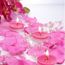 Perleguirlande - Rosa