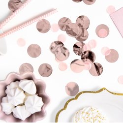 Konfetti - Cirkler - Rosaguld