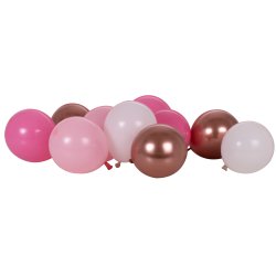 Balloner til ramme / Stativ - Rosaguld mix - Mini - 40 stk.
