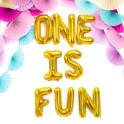 Guirlande med rosetter - Lyserd - 40 cm