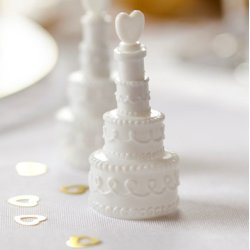 Sbebobler - Bryllupskage med hjerte - 4 stk.